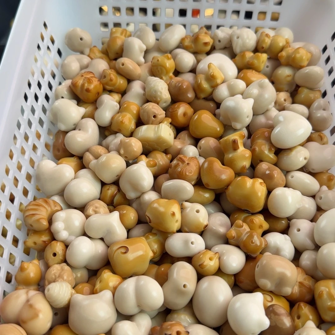 手串菩提根/象牙果微瑕牙果50颗混随机发不售后