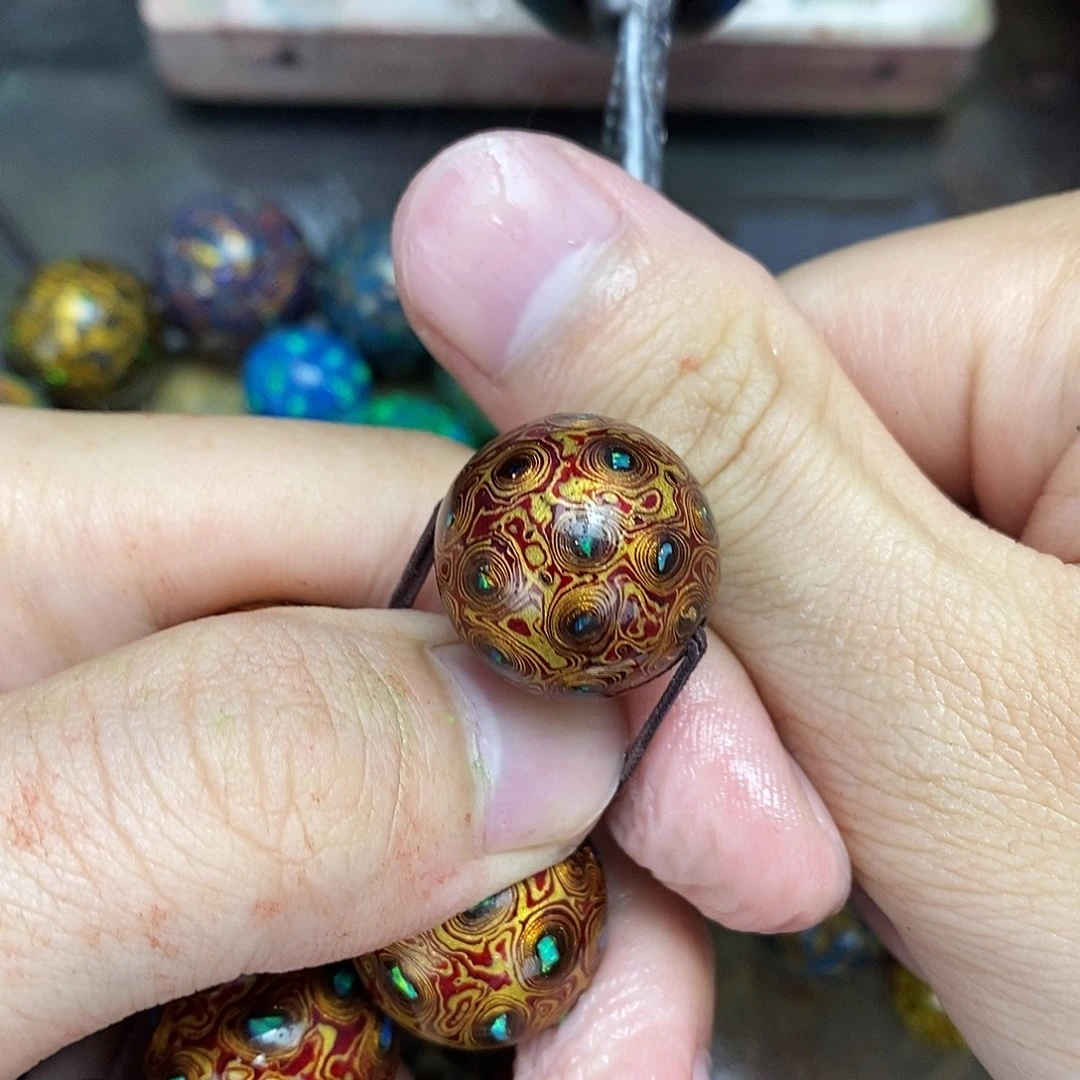 ˋ****非遗手工 大漆工艺规格1.9cm