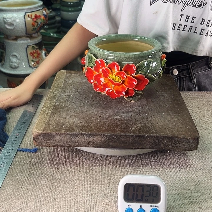 泳坤堂石湾盆陶瓷