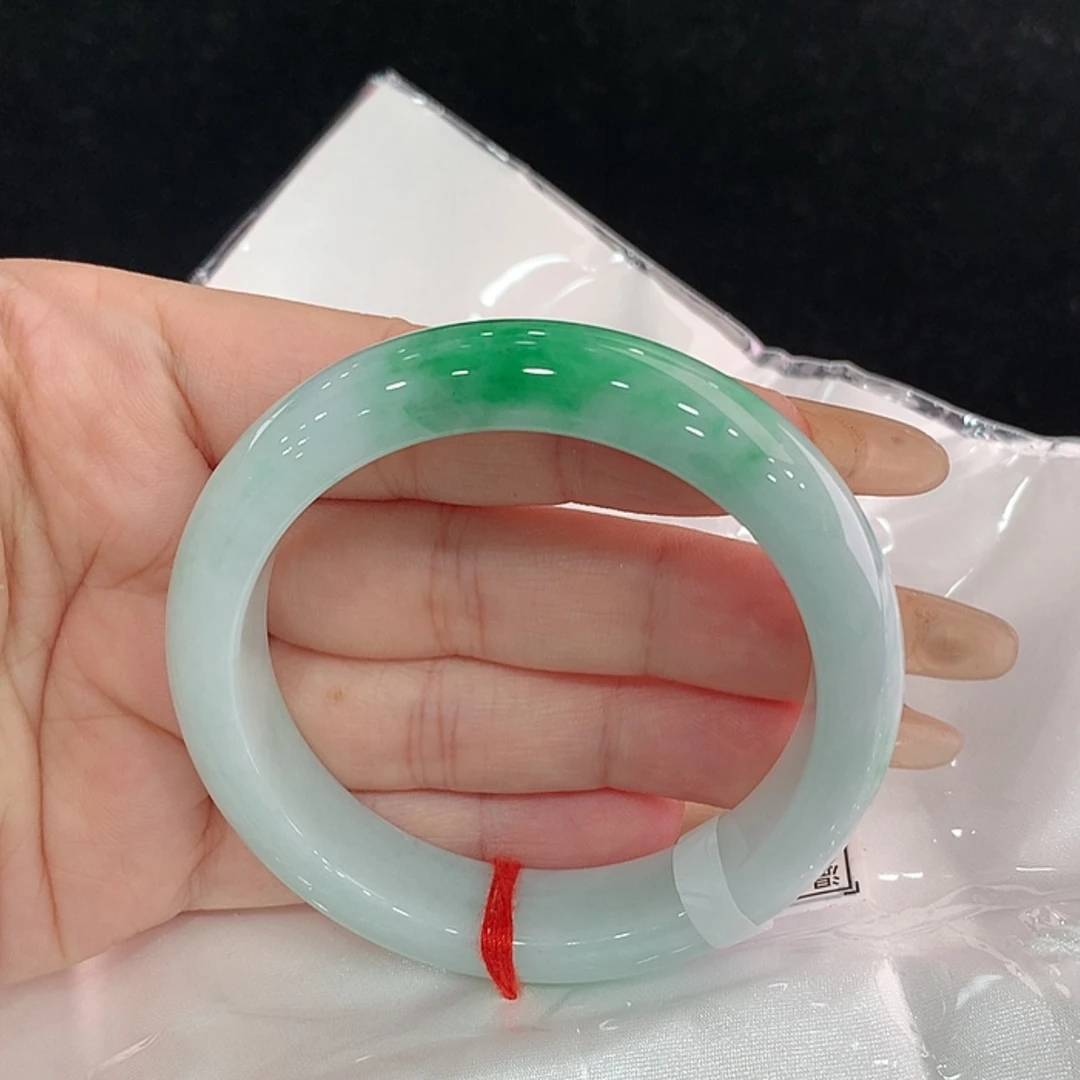 【闪购商品】翡翠手镯未镶嵌54.7，54/55