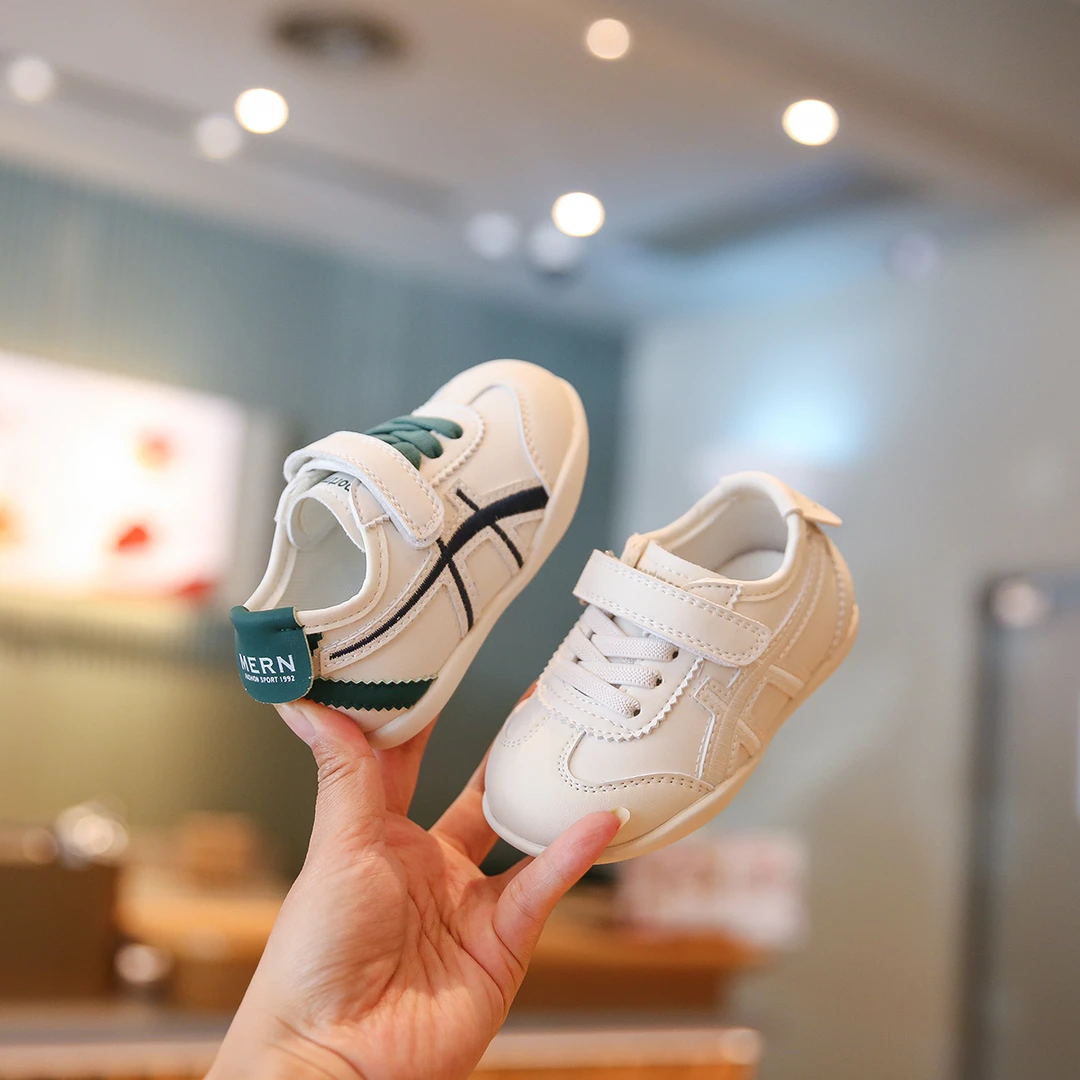 Sportmern宝宝鞋子婴儿学步鞋2025年春季新款男宝软底防滑德训鞋