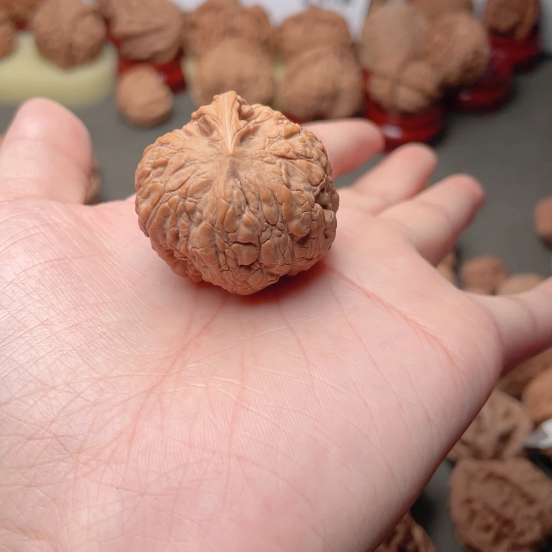 三***钱文玩核桃吊坠官帽