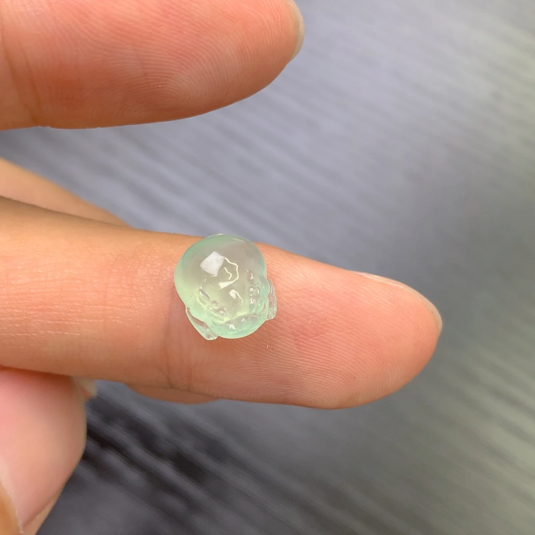 翡翠裸石翡翠金蟾