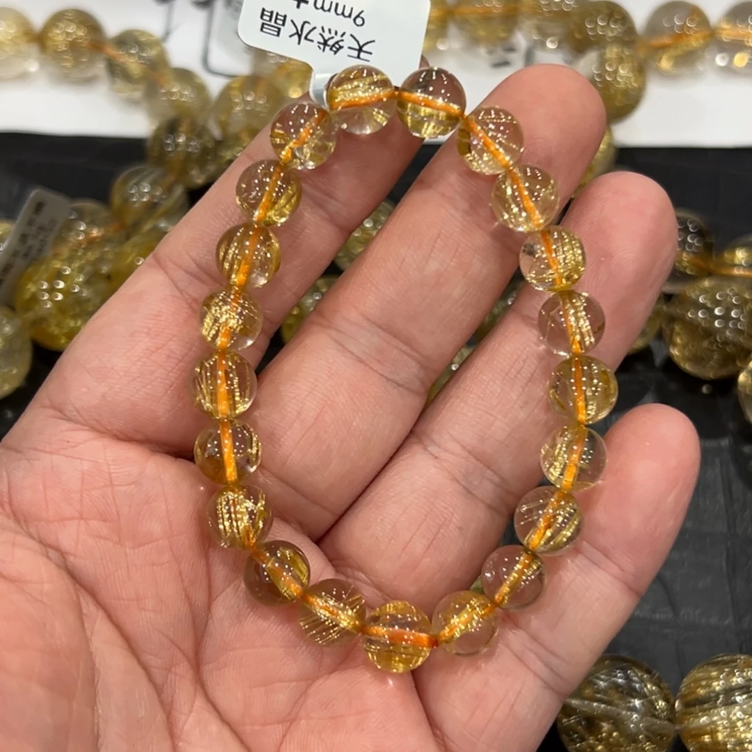 水晶手链未镶嵌b123钛晶