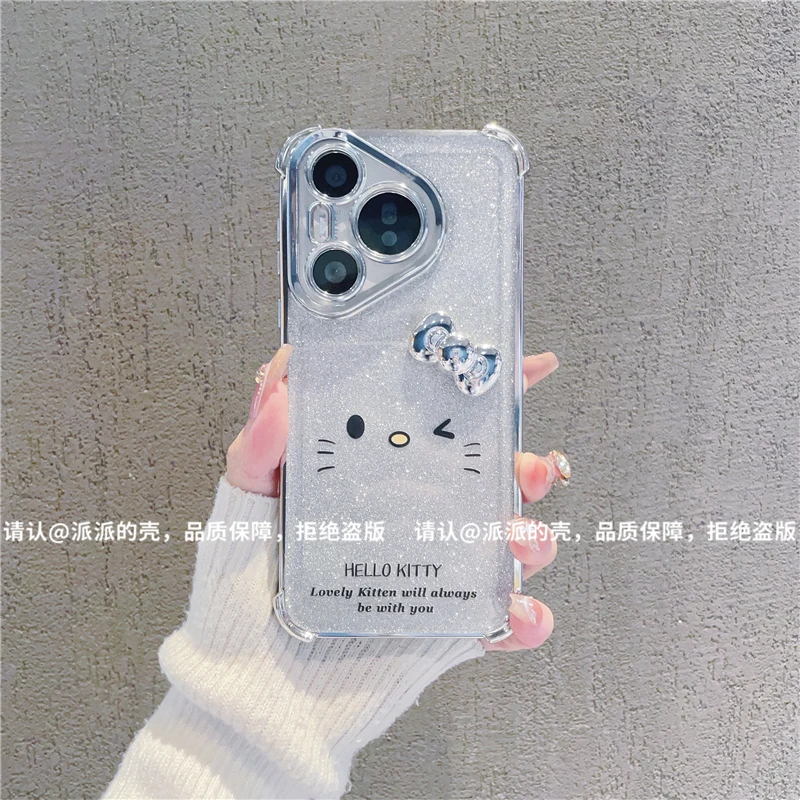 （华为Pura70系列）6D四角防摔壳适用华为Pura70pro/70pro+手机壳潮