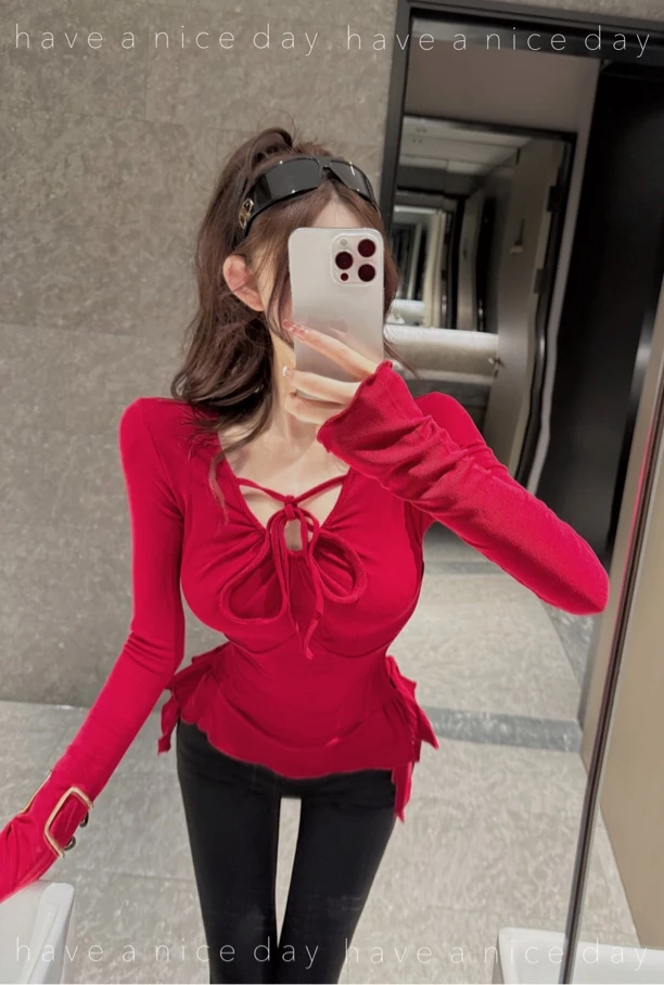 橙路【 漫画家】贼显瘦秋冬打底衫