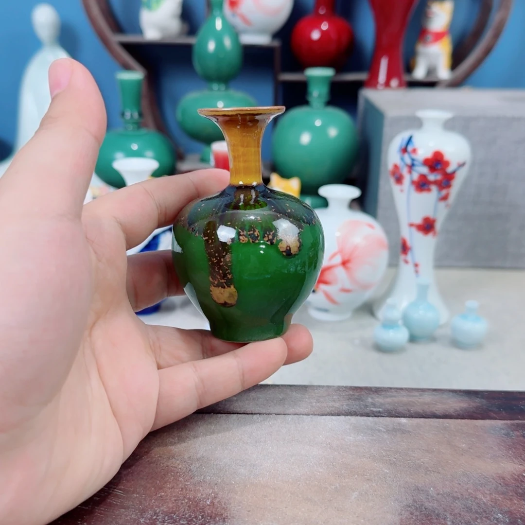 陶瓷手工小花器摆件