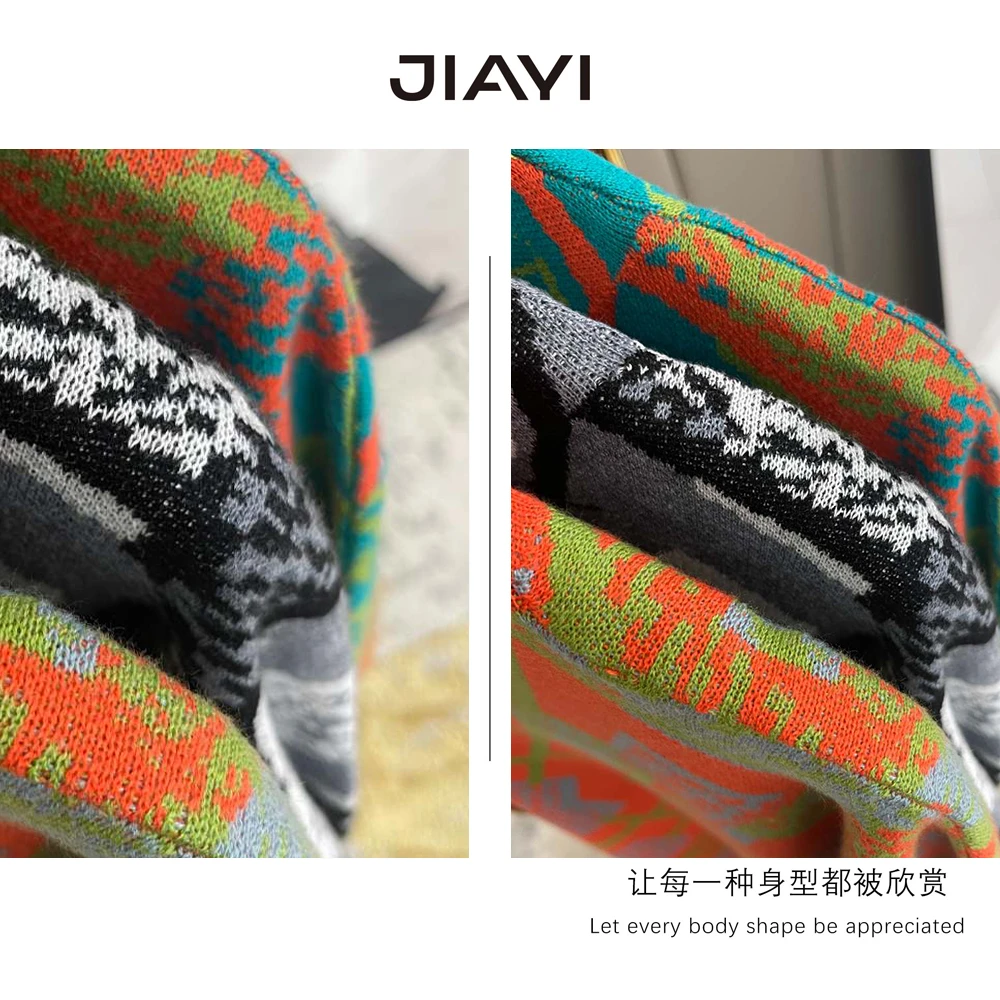 【嘉一】气质设计款毛衣裙 JY-20819