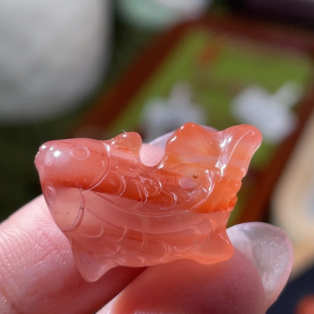 南红玛瑙未镶嵌挂件6505