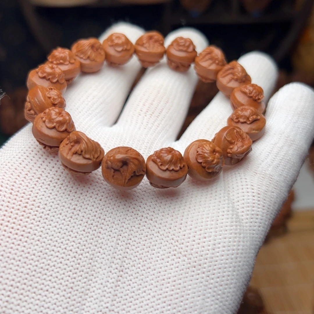 潍坊核雕纯手工雕刻金玉满堂