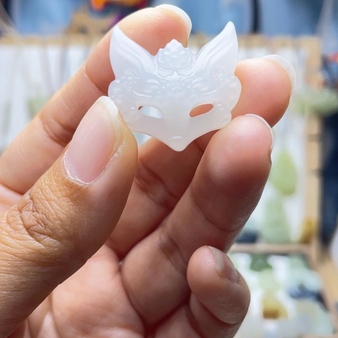 和田玉未镶嵌吊坠(不含链)