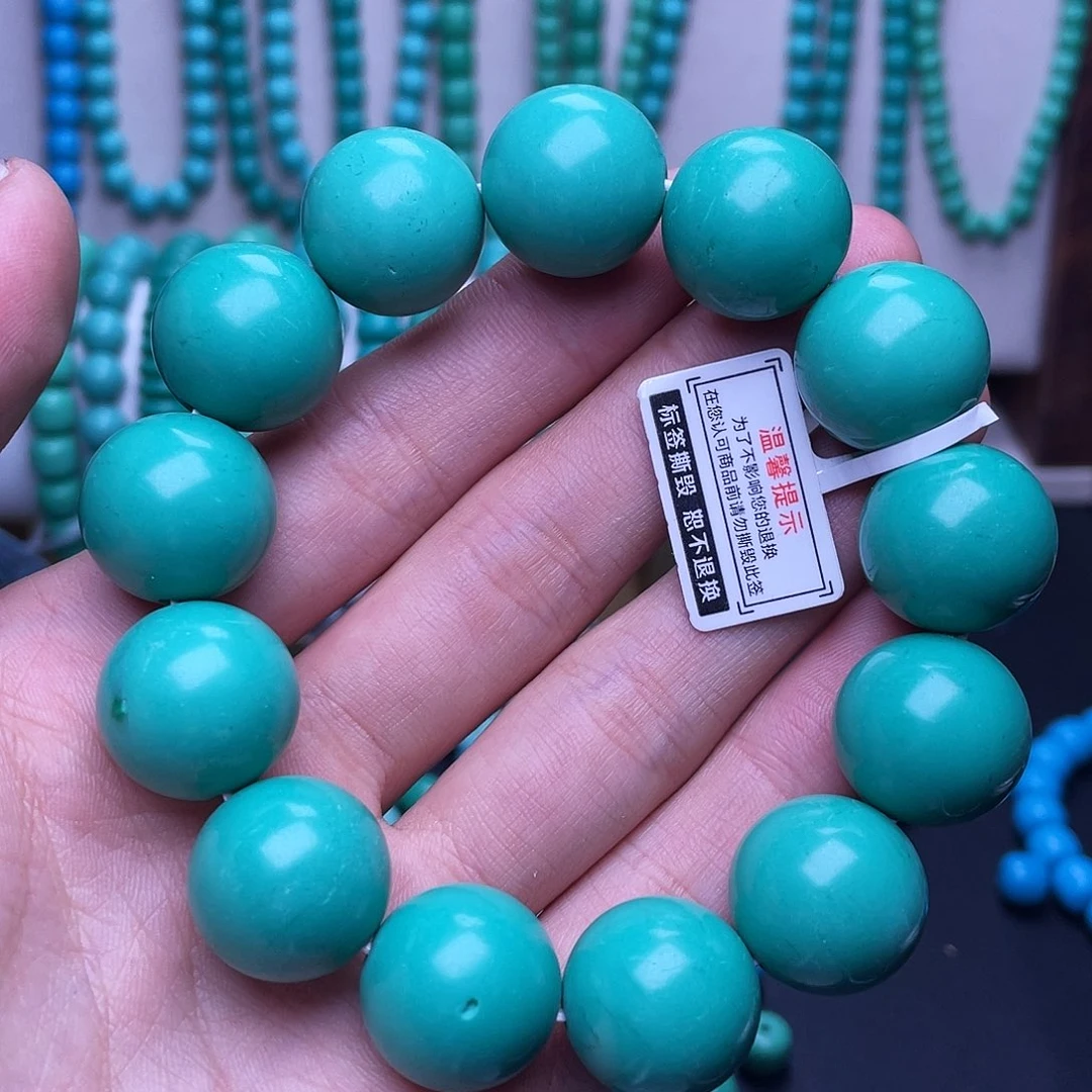 原生态绿石头特色手工配饰