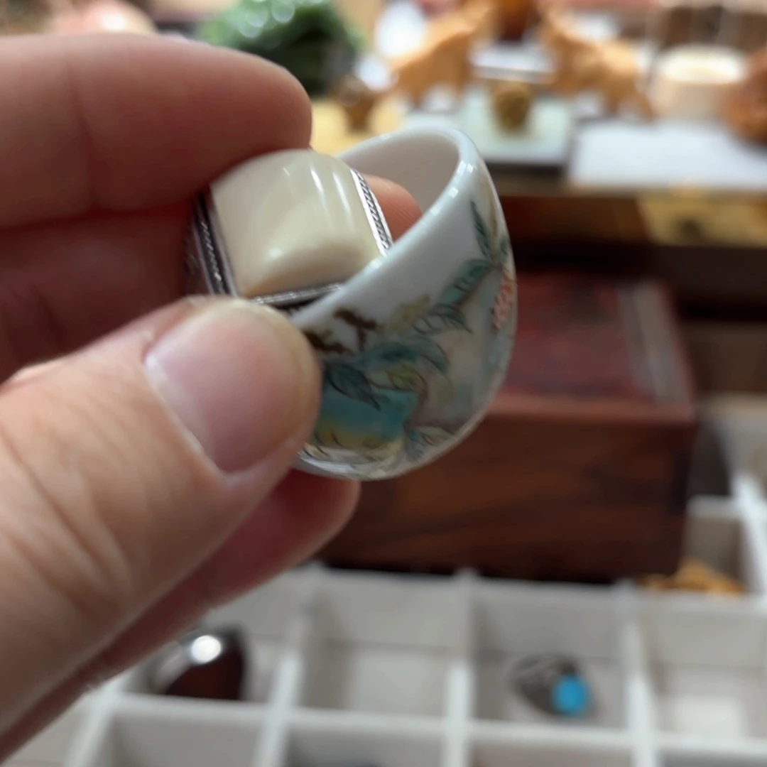 瓷片雕刻雕刻工艺
