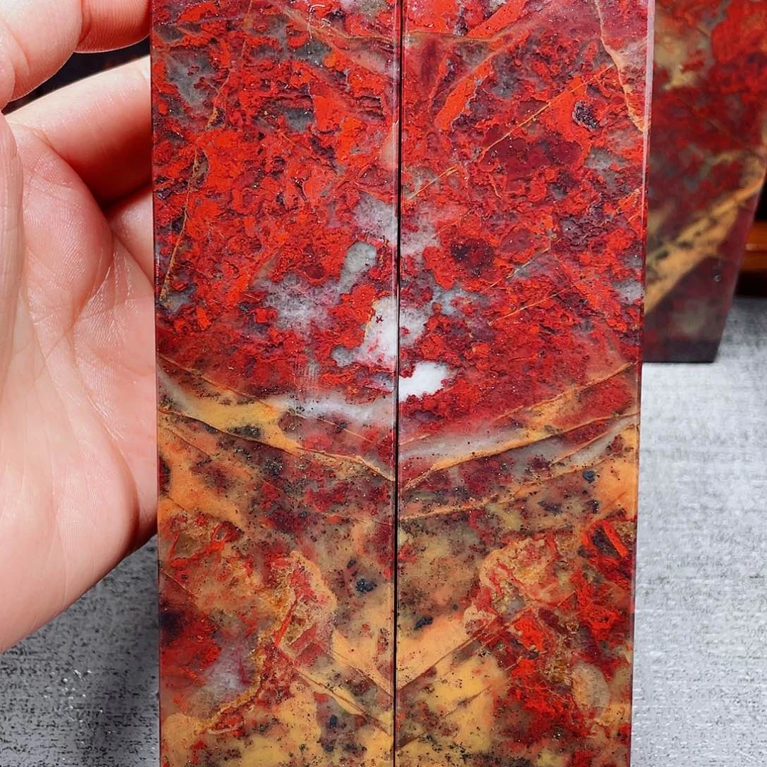 【闪购商品】玉桂林鸡血玉印章素章