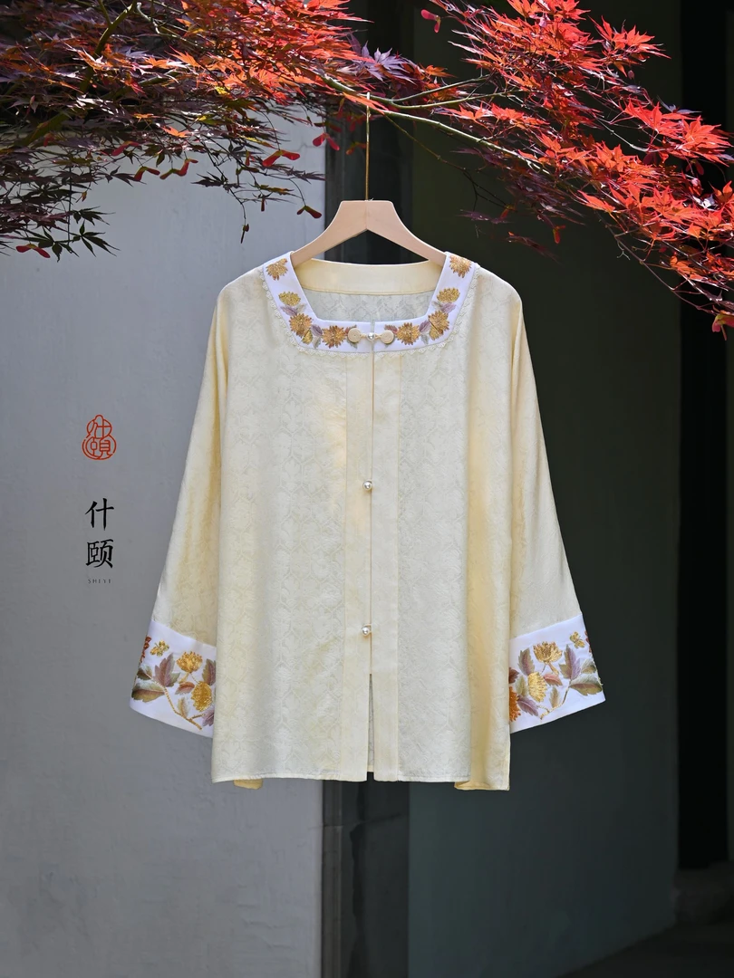 【绣片款DIY专拍3】领口门襟绣片直播间选-不选绣片发无刺绣款