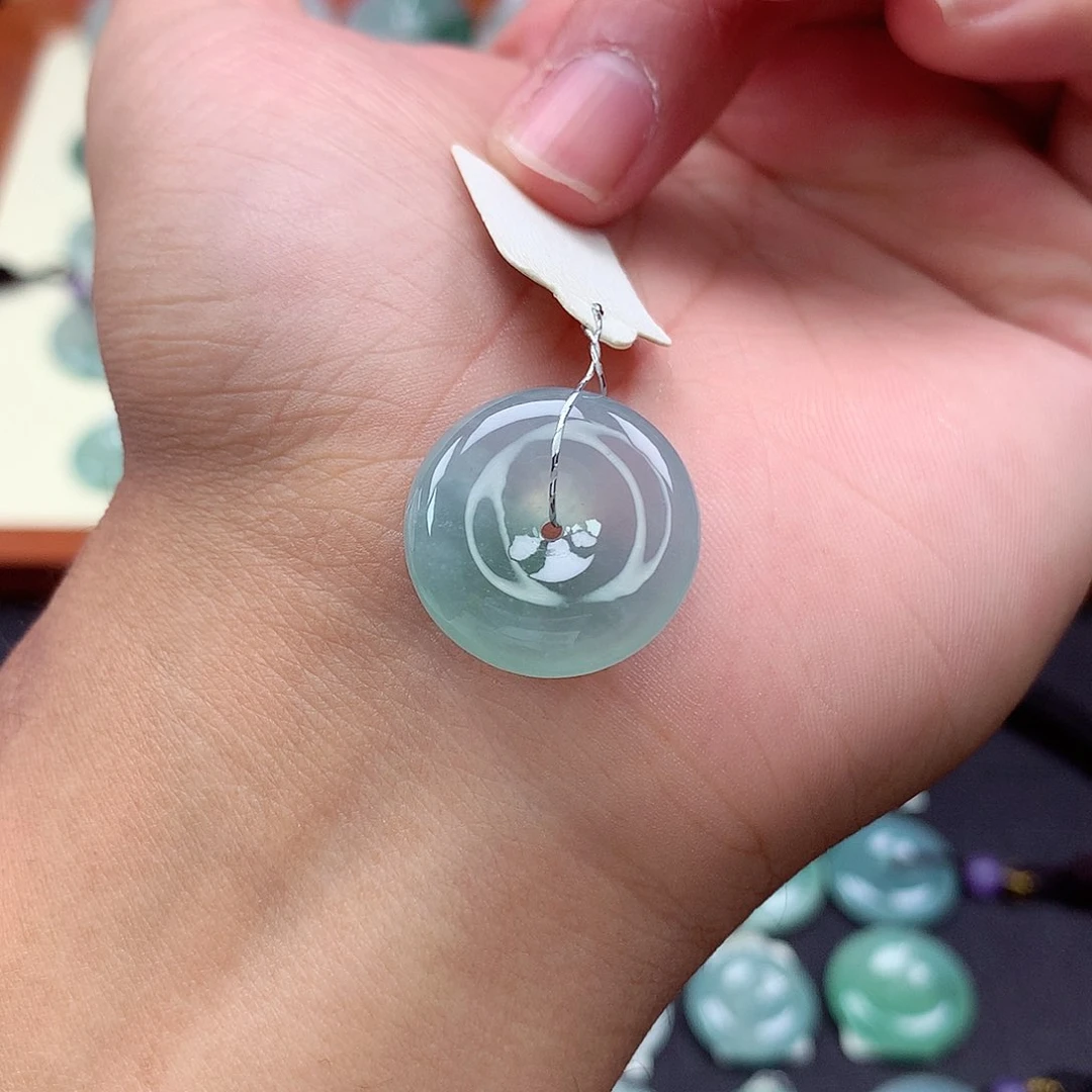 颈饰未镶嵌翡翠29 尺寸20.2-5.6