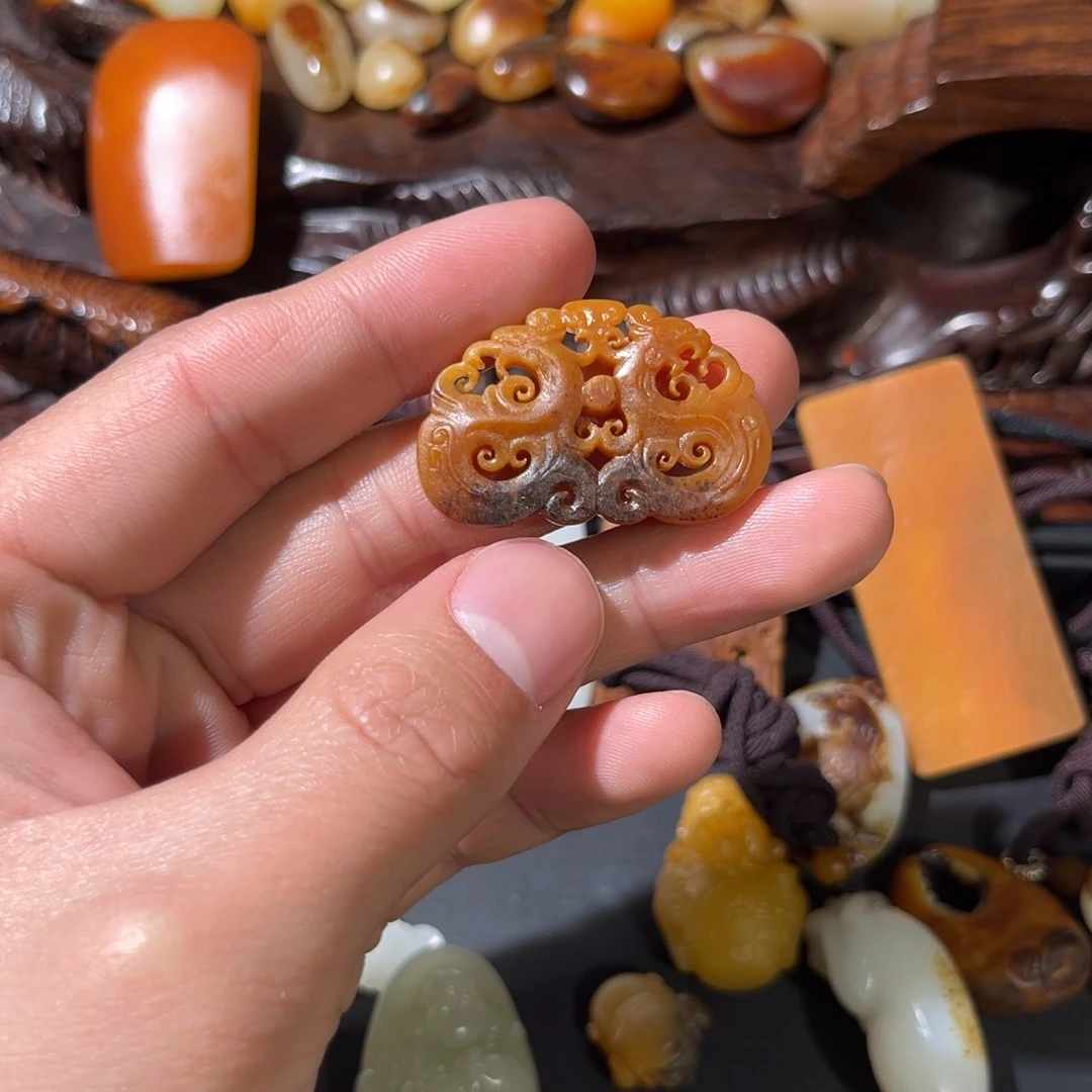 和田玉挂件未镶嵌.*