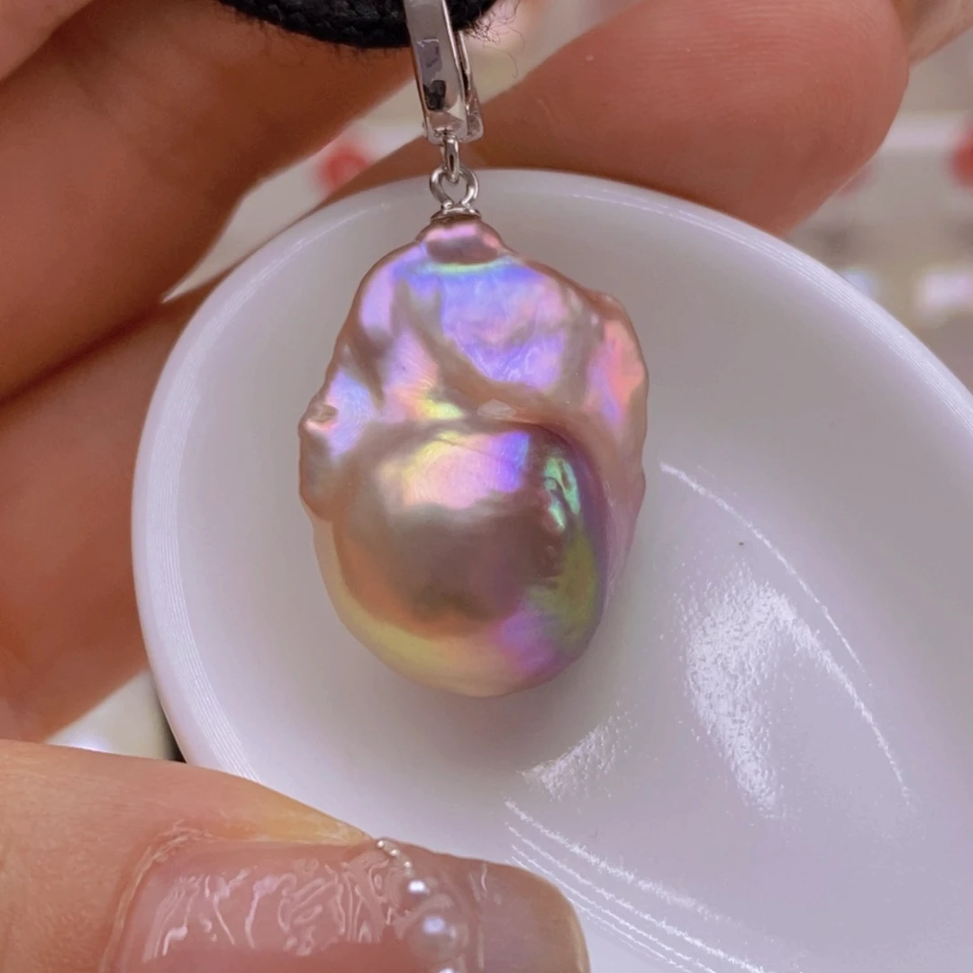 淡水珍珠未镶嵌吊坠(赠链)