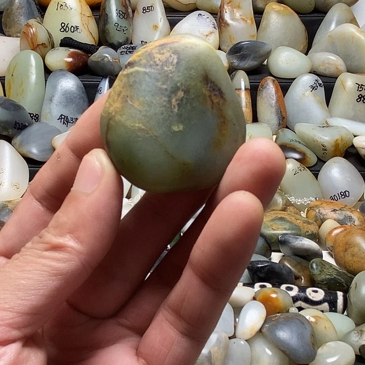 颈饰未镶嵌和田玉青花翠吊坠