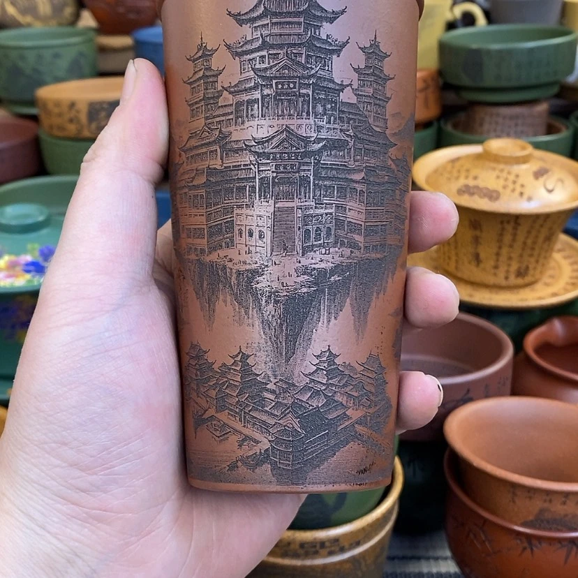 【闪购商品】紫砂杯子宜兴全手工紫砂杯