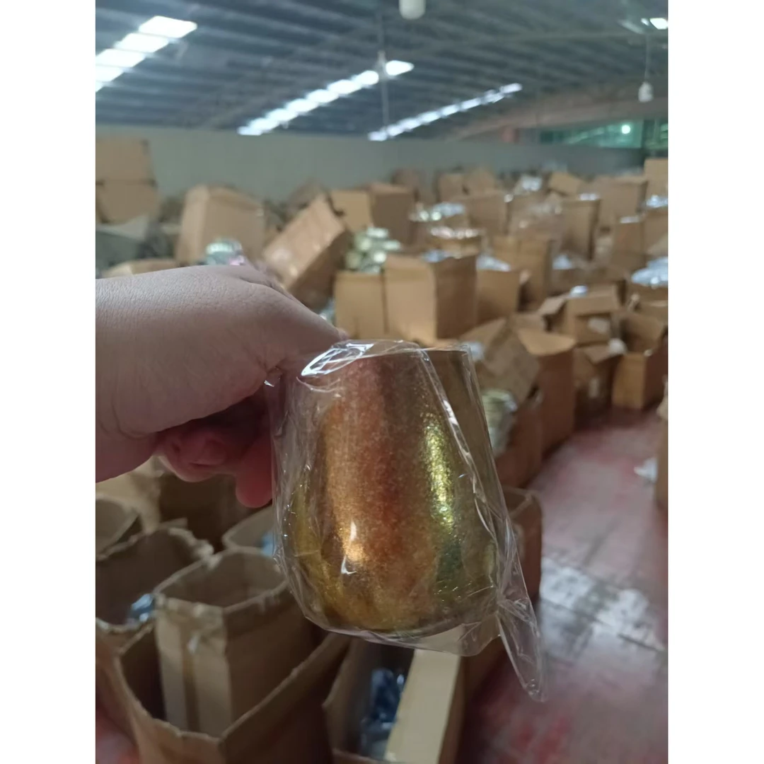 瑕疵纯钛冰花鹅蛋杯