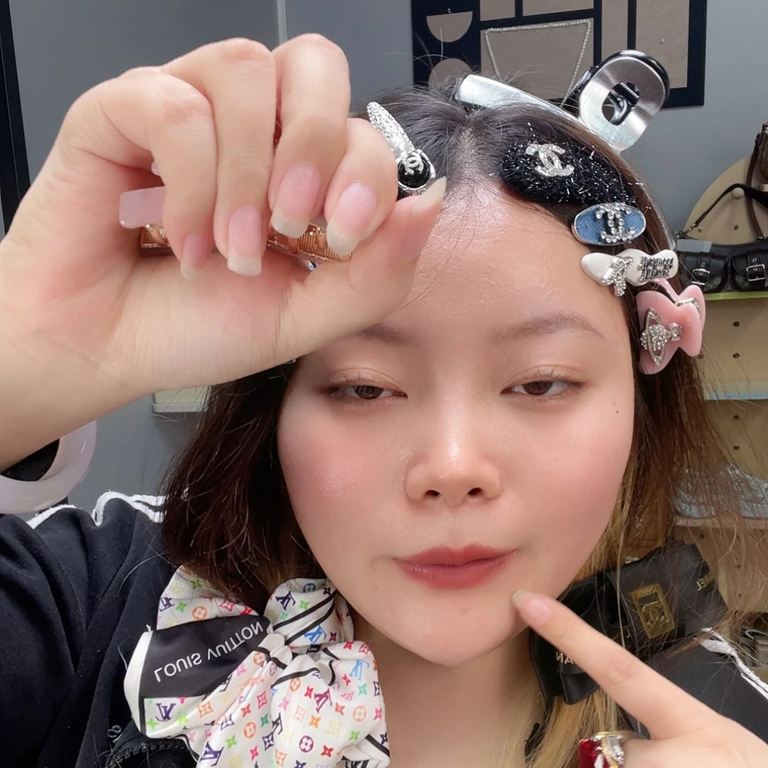 大理石磁石           黑花