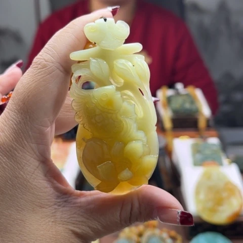 岫玉挂件未镶嵌এ****挂件