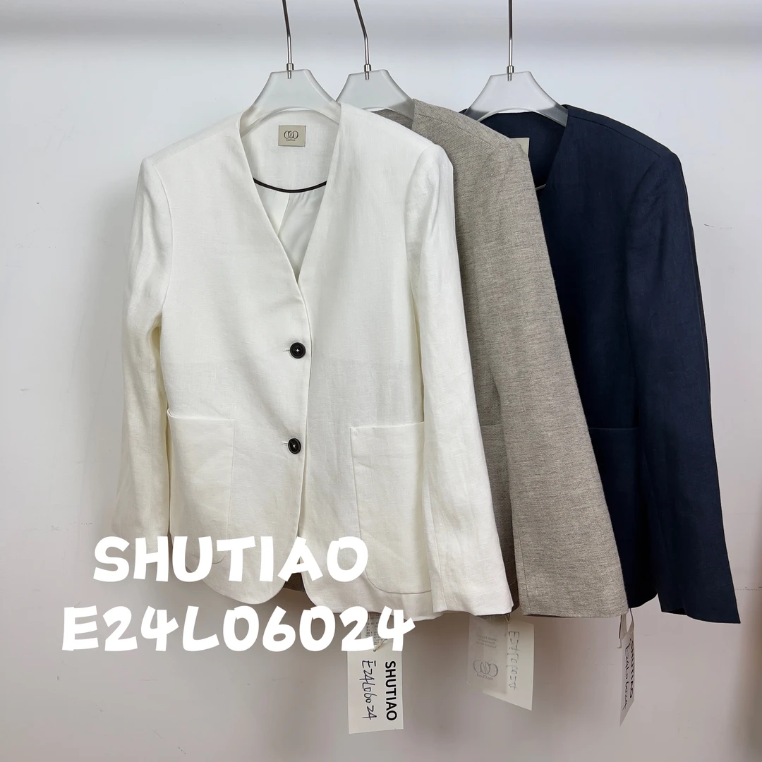 【SHUTIAO】2024秋冬：新款小众设计款外套E24L06024
