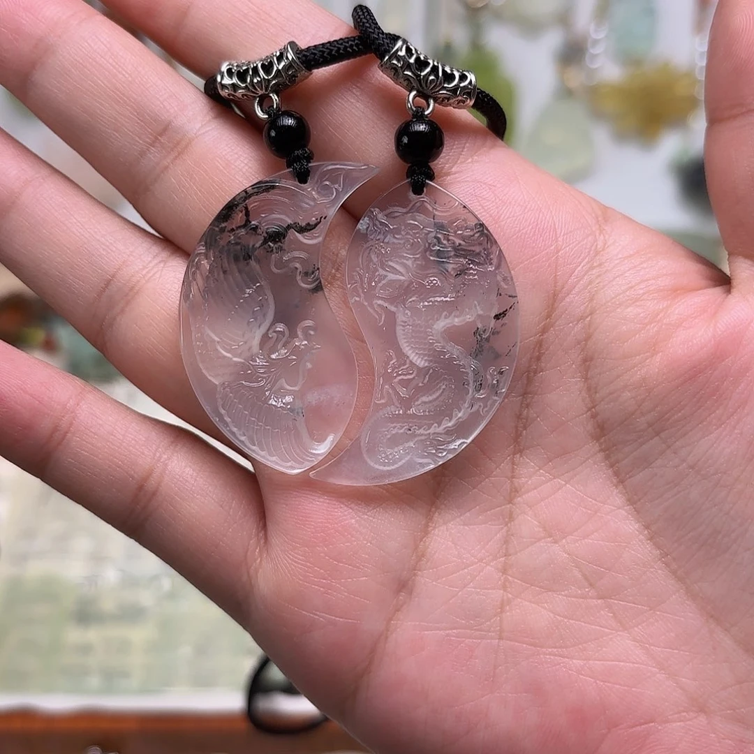 蛇纹石玉合金颈饰