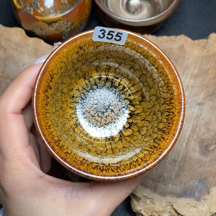 茶盏建窑建盏主人杯355