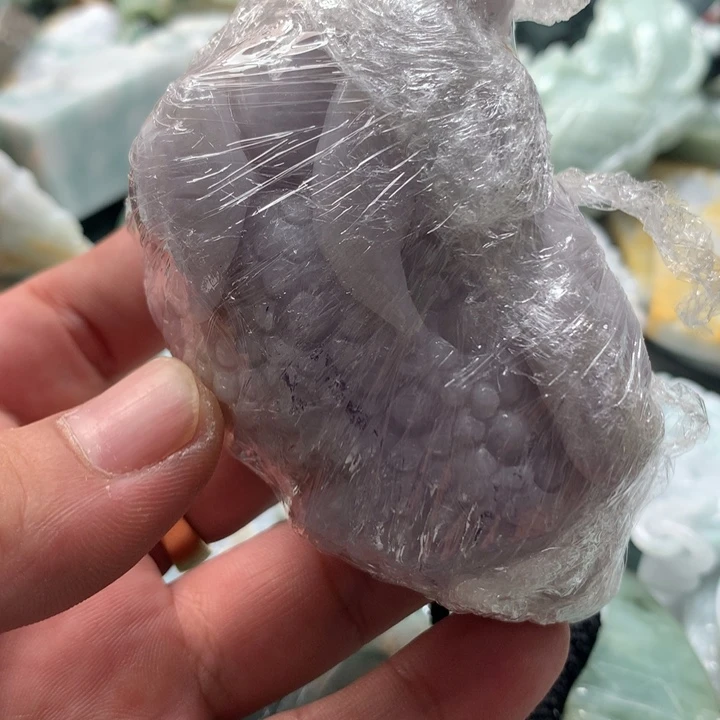 山***界颈饰未镶嵌翡翠保真天然a货翡翠