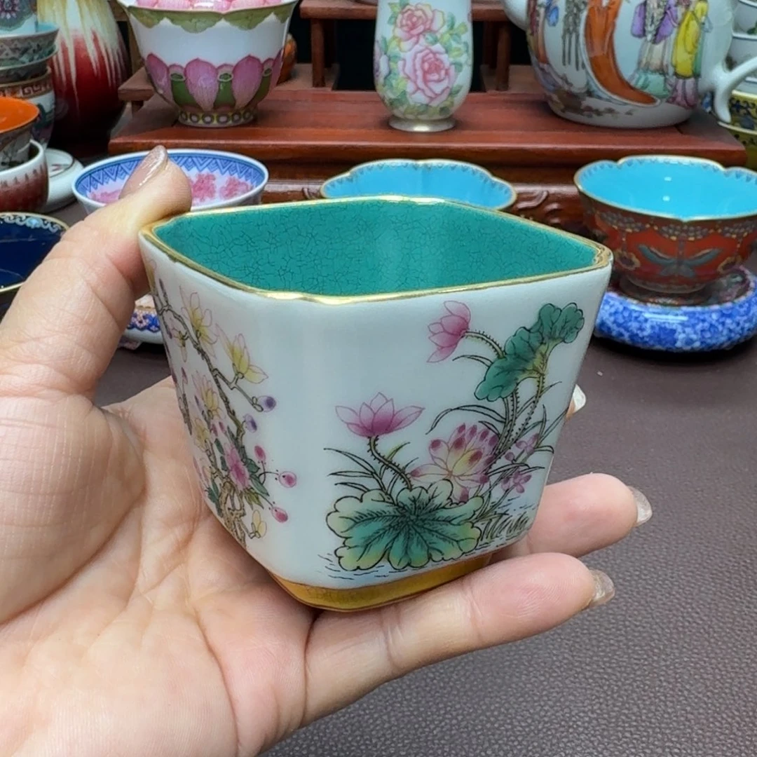 瓷片景德镇仿古手工制作精品展示