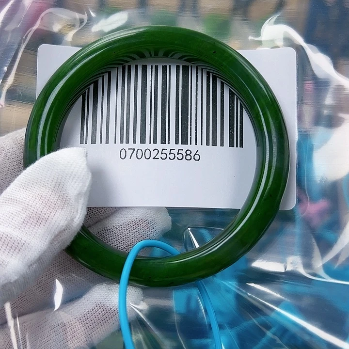 和田玉手镯未镶嵌包容59.5