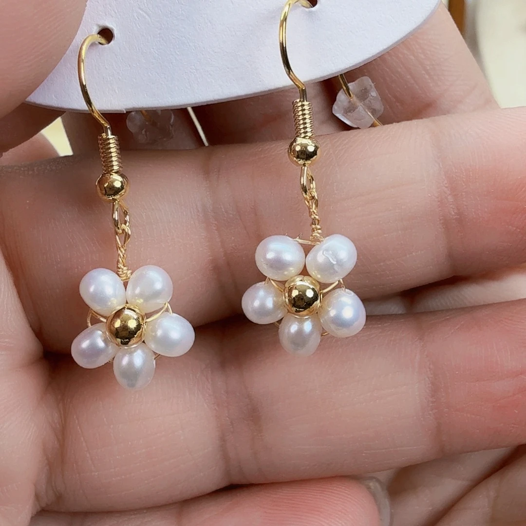 未镶嵌淡水珍珠耳饰