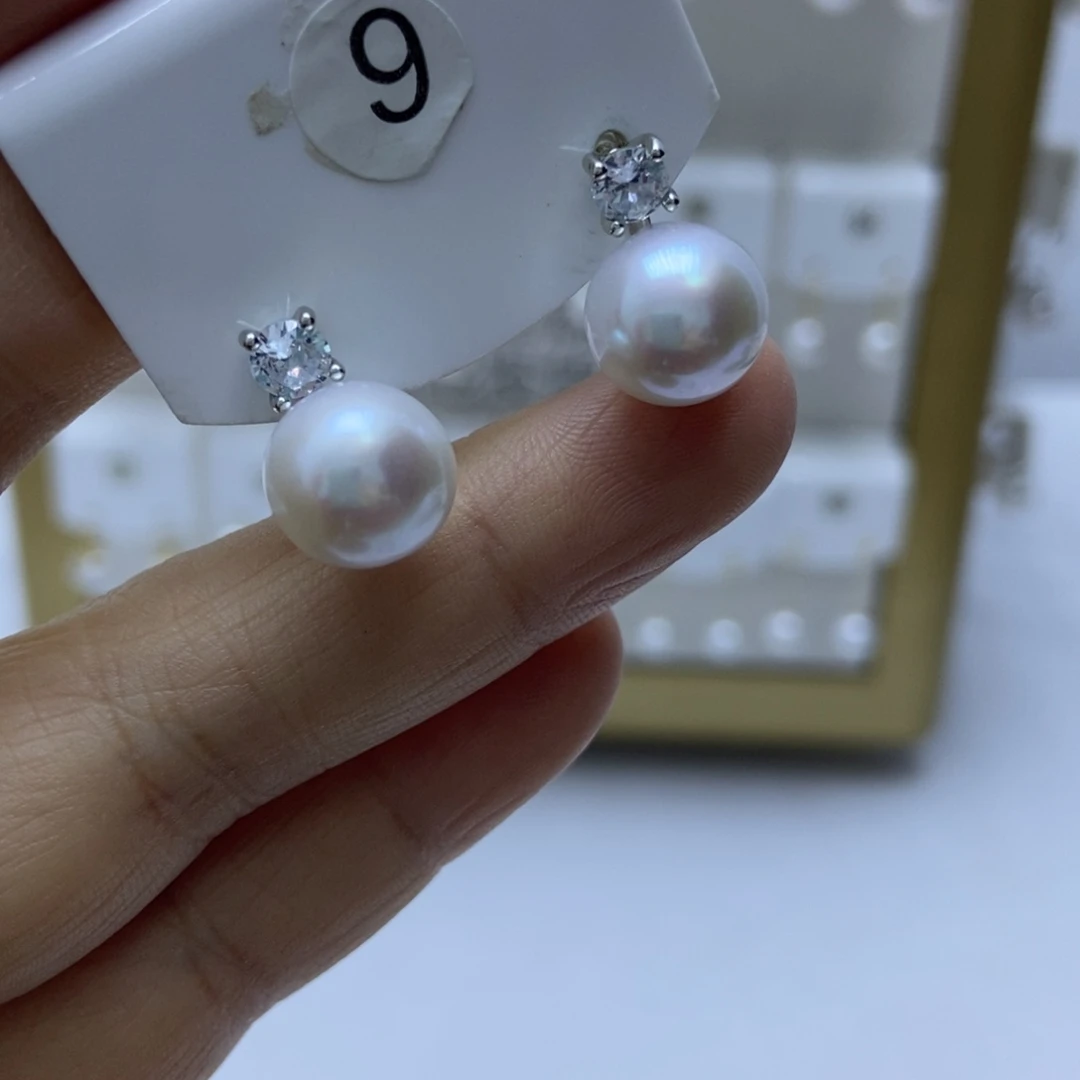 淡水珍珠耳饰未镶嵌