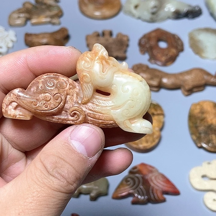 和田玉未镶嵌颈饰31