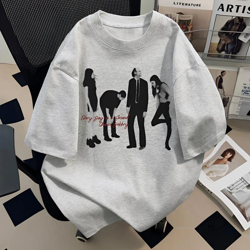 jtrt潮牌美式高街个性设计夏季纯棉短袖t恤男女小众休闲圆领上衣