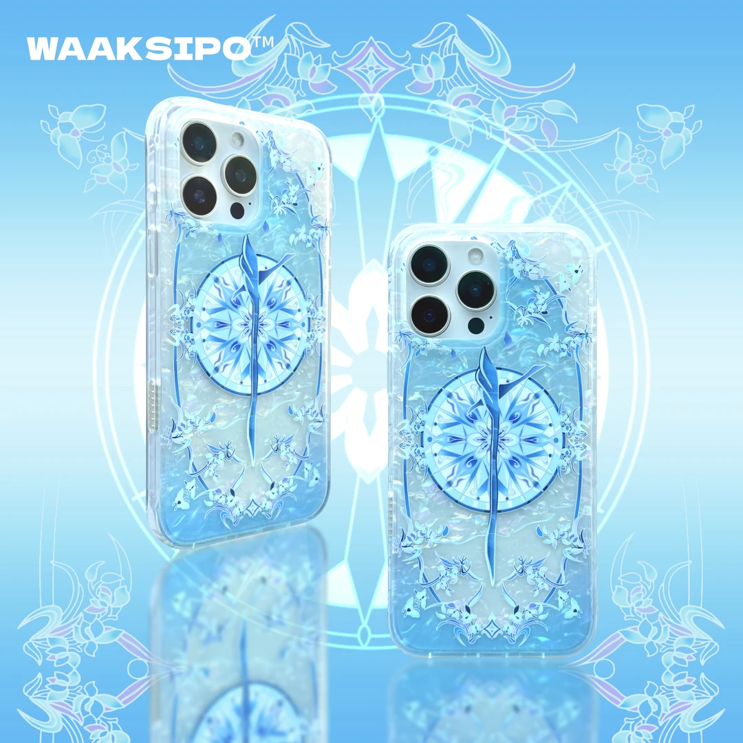 原创·雁簪溯雪·雁回时手机壳IMD半透贝母适用苹果华为