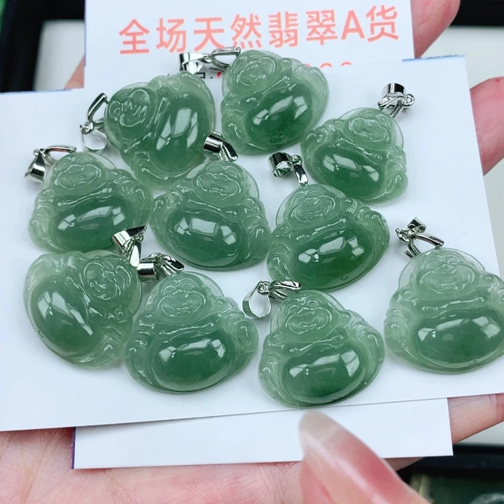 翡翠未镶嵌颈饰多样性发其1