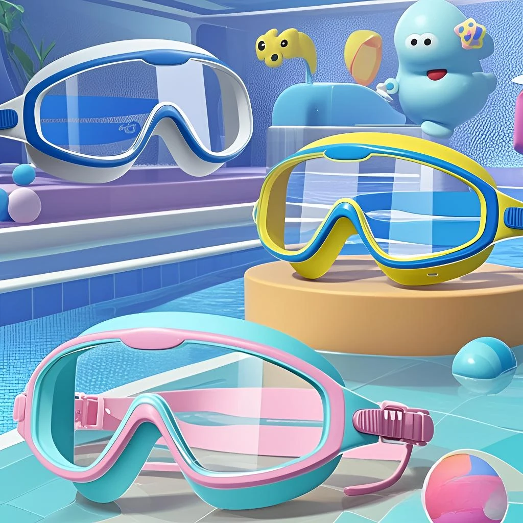 儿童洗头神器宝宝防水防雾眼镜婴儿洗澡挡水帽护目镜小孩游泳泳镜