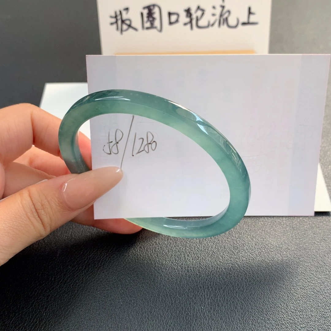 翡翠未镶嵌手镯天然翡翠