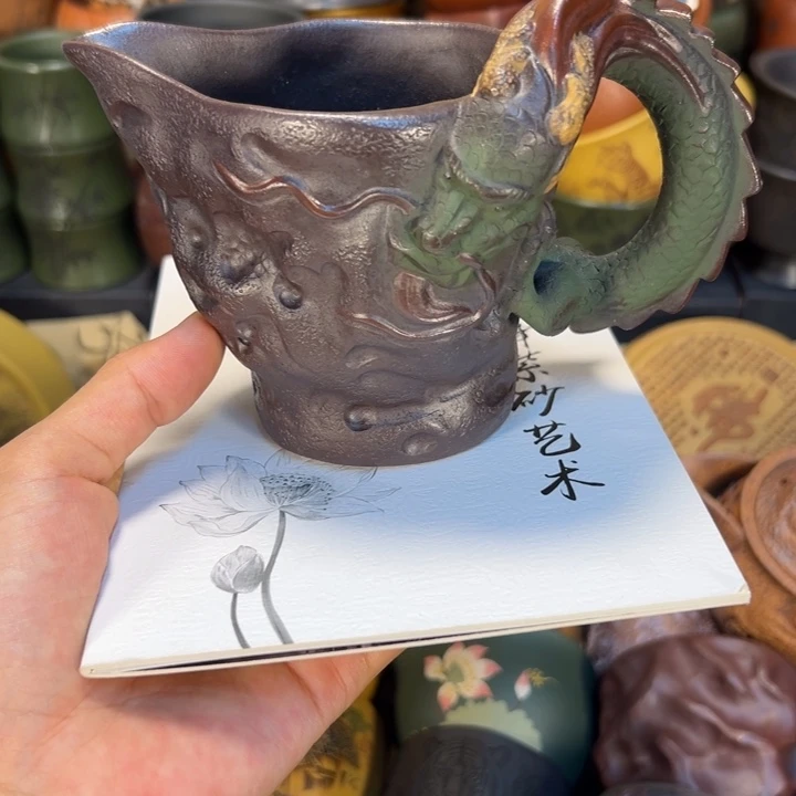 紫砂茶杯宜兴紫砂杯子