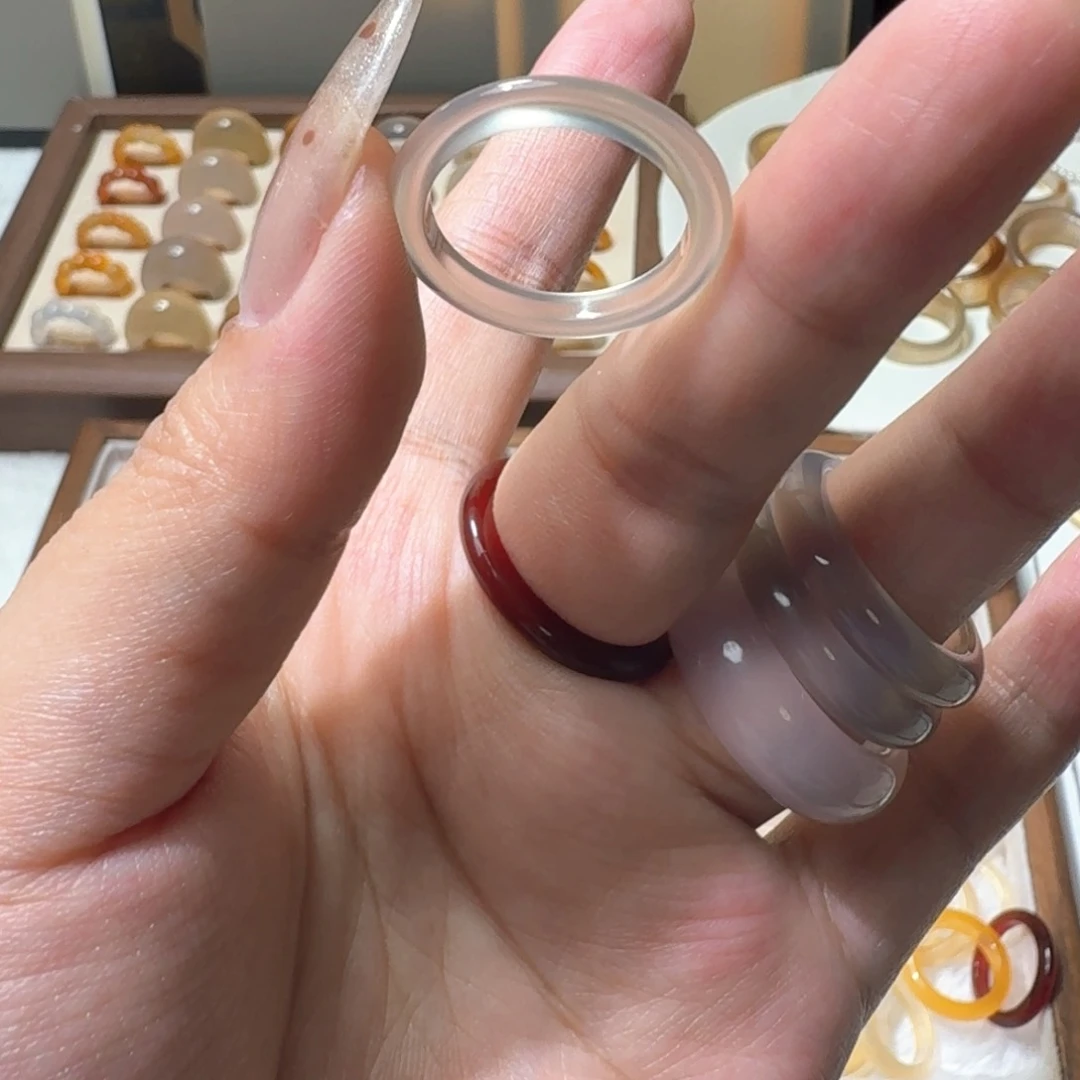 合金戒指玛瑙/玉髓294港18