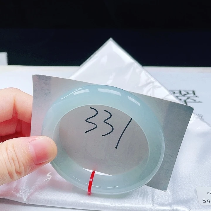 翡翠未镶嵌手镯54➕圈口