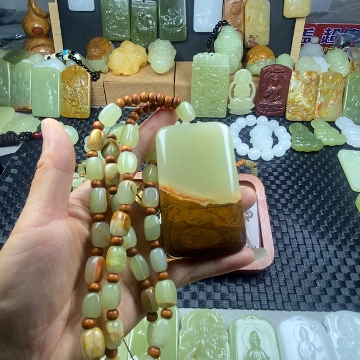 昆仑料俏色无事牌一套