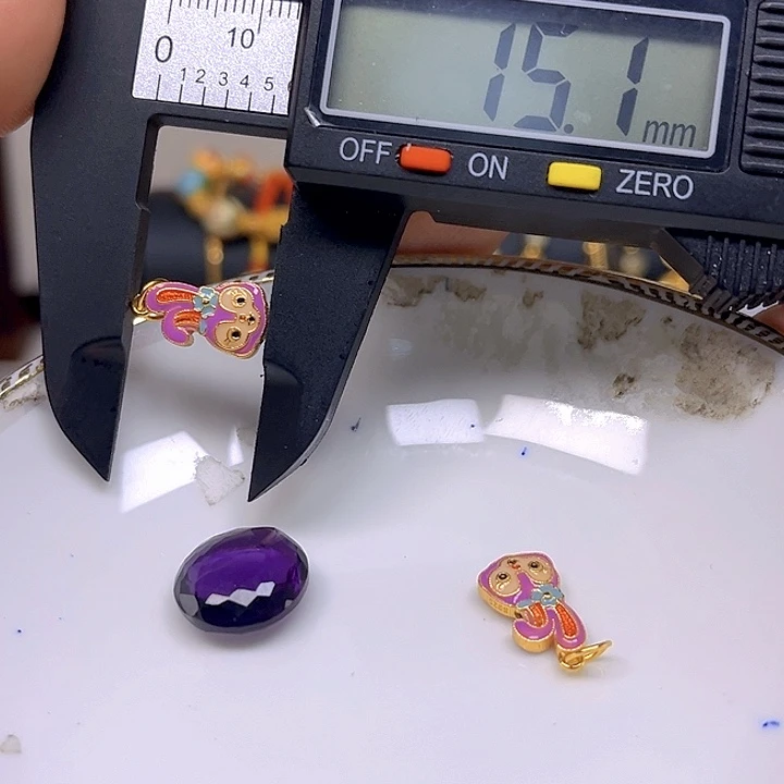 紫晶颈饰银S925镶嵌 紫晶925镶嵌123