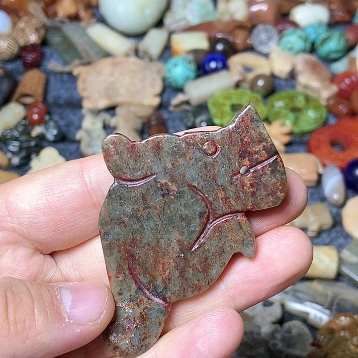 和田玉未镶嵌颈饰6