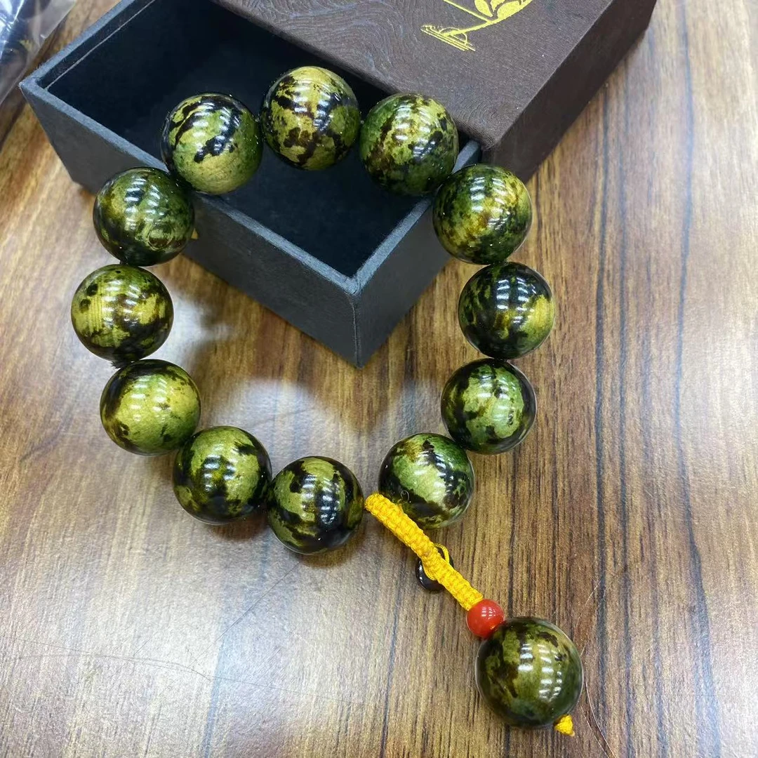 精品神龙木绿药王手链丫3838