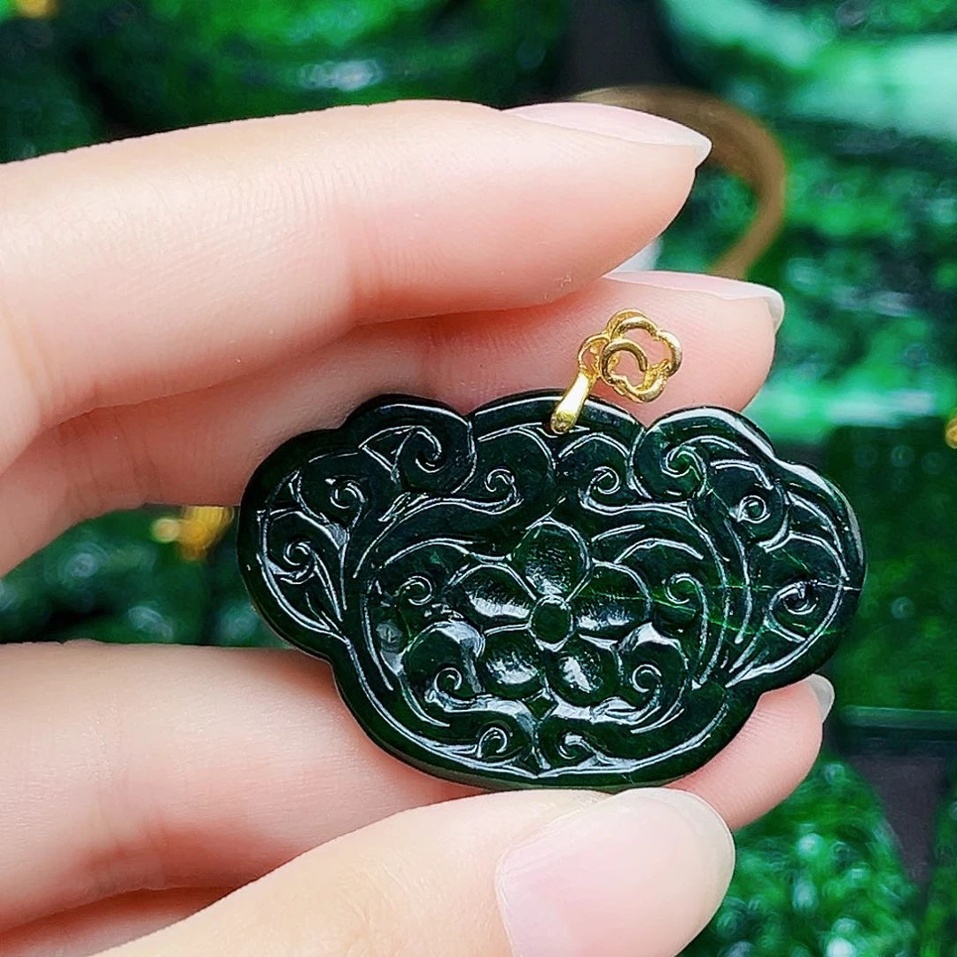 颈饰银S925镶嵌翡翠多样性