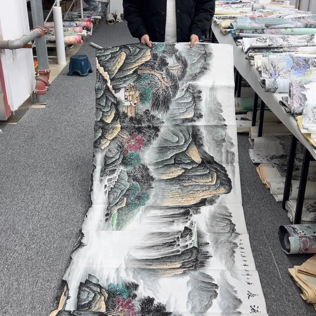 国画卖字画的小老板